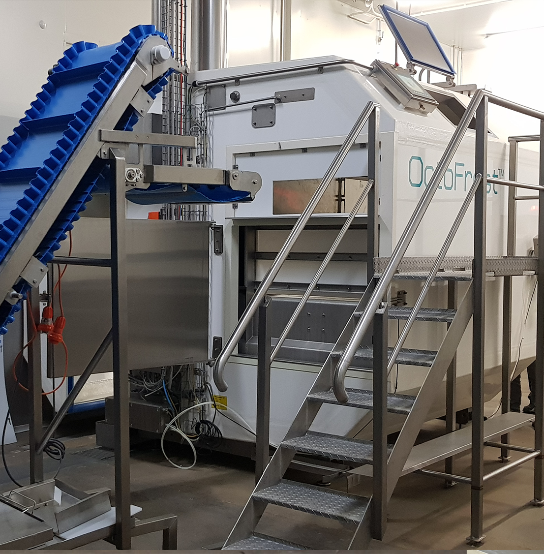 Blast Freezer used for food products and production line